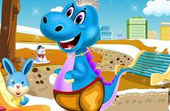 Уход за Динозавриком - Baby Dino Pet Sra end Care
